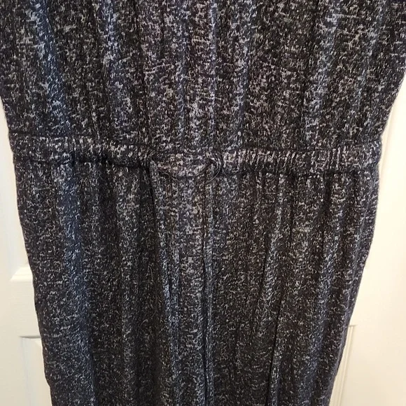 Serra Black Gray Specked Jumpsuit L Large - Picture 3 of 6